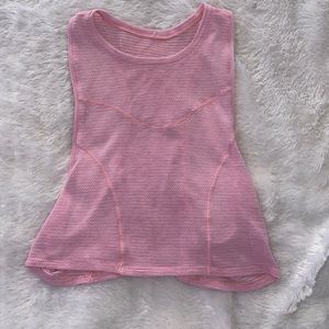 LuLulemon tank top, Size 2, Pink
